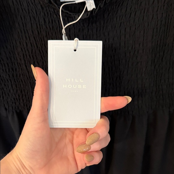 Hill House Elegant Louis Black Nap Textured Dress - Picture 4 of 6